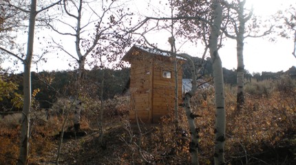 The new outhouse I built :)